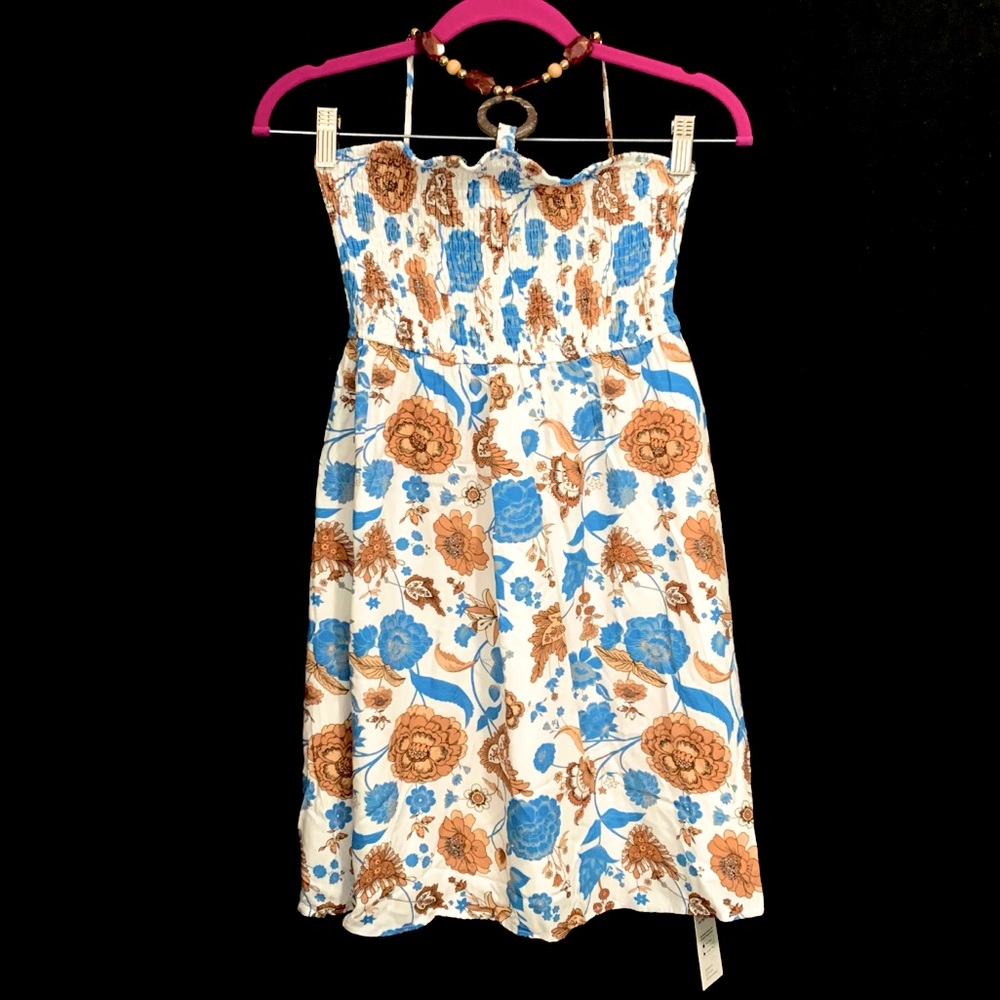 Cupshe Mini Beaded Halter Swimsuit Cover Dress